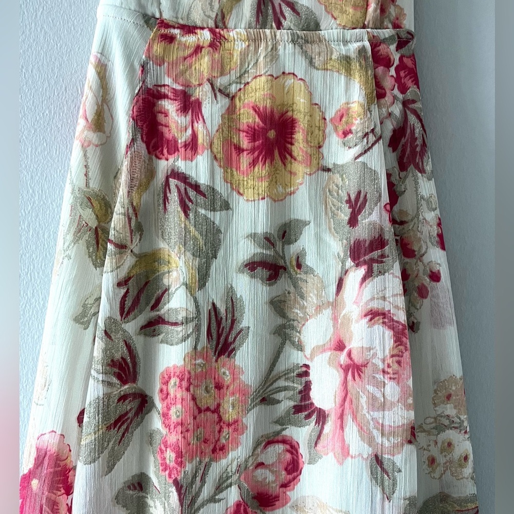 H&M Floral Tie Back Midi Dress - Picture 4 of 9